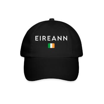 Flag of Ireland, Irish Pride - Baseball Cap - black/black - Front