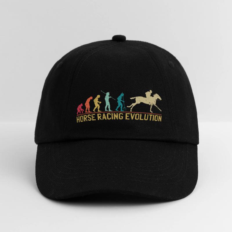 Conception de l'évolution des courses de chevaux Casquette classique