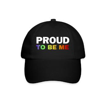 Vibrant Pride Empowerment Design - Baseball Cap - black/black - Front