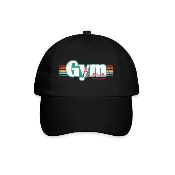 Gym Time – No Excuses Fitness Design Fitnessstudio - Casquette classique - noir/noir - Devant