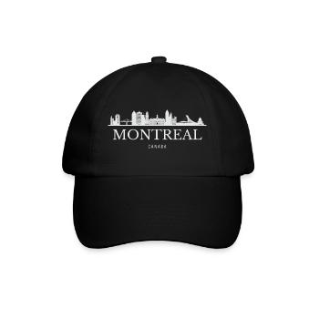 Skyline de Montréal, Montréal Canada - Casquette classique - noir/noir - Devant
