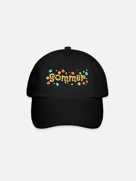 Sommer als Sommer - Baseballkappe - Schwarz/Schwarz