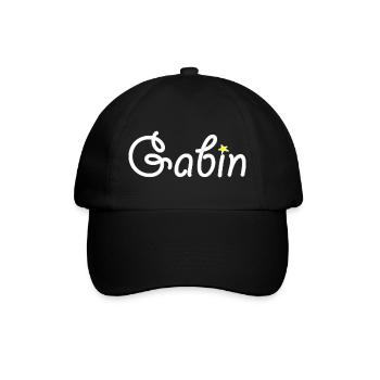Gabin - Casquette classique - noir/noir - Devant