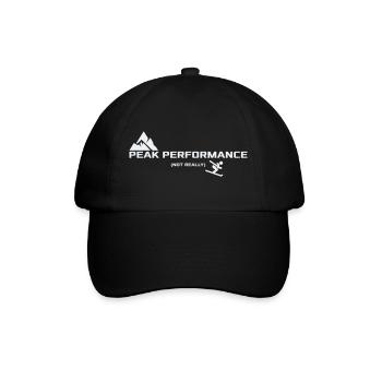 Peak Performance - Not really | Ski Humor - Baseball Cap - black/black - Front
