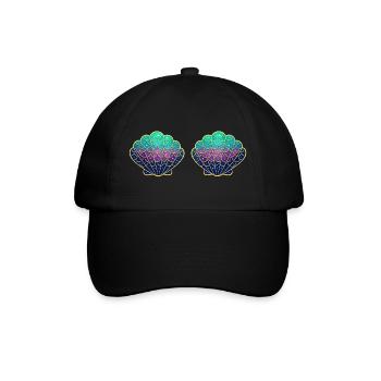 Mermaid Costume Women's Carnival Carnival Sweet - Baseball Cap - black/black - Front