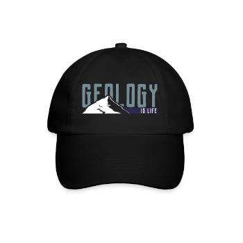 La géologie, c’est la vie - Casquette classique - noir/noir - Devant