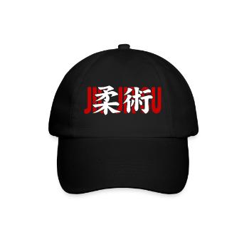 Jiu Jitsu Martial Arts Dojo Kanji Japan - Baseball Cap - black/black - Front
