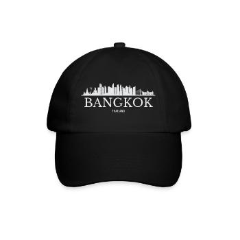 Silhouette de Bangkok, Bangkok Thaïlande - Casquette classique - noir/noir - Devant