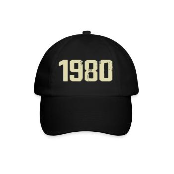 Jubilé 1980 - Casquette classique - noir/noir - Devant