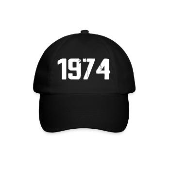 1974 - Awesome since 1974 - Baseball Cap - black/black - Front