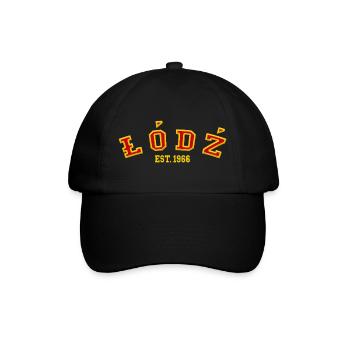 Łódź Fondé en 1966 - Casquette classique - noir/noir - Devant