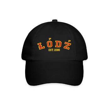 Łódź Est. 2006 - Baseball Cap - black/black - Front