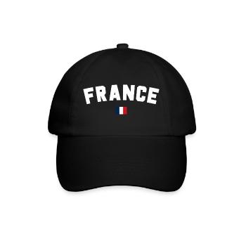 France - Baseball Cap - black/black - Front