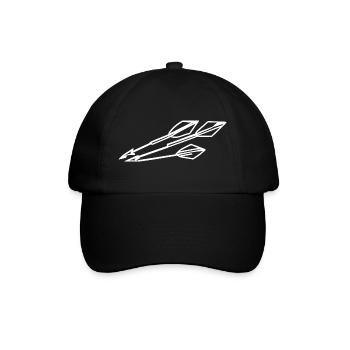 Bow and arrow - Baseball Cap - black/black - Front