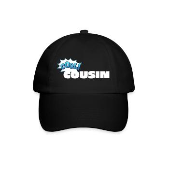 Cool Cousin Statement Design for Cousin - Baseball Cap - black/black - Front