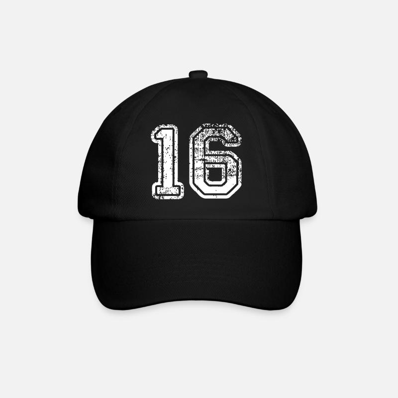 16 - Casquette classique - noir/noir