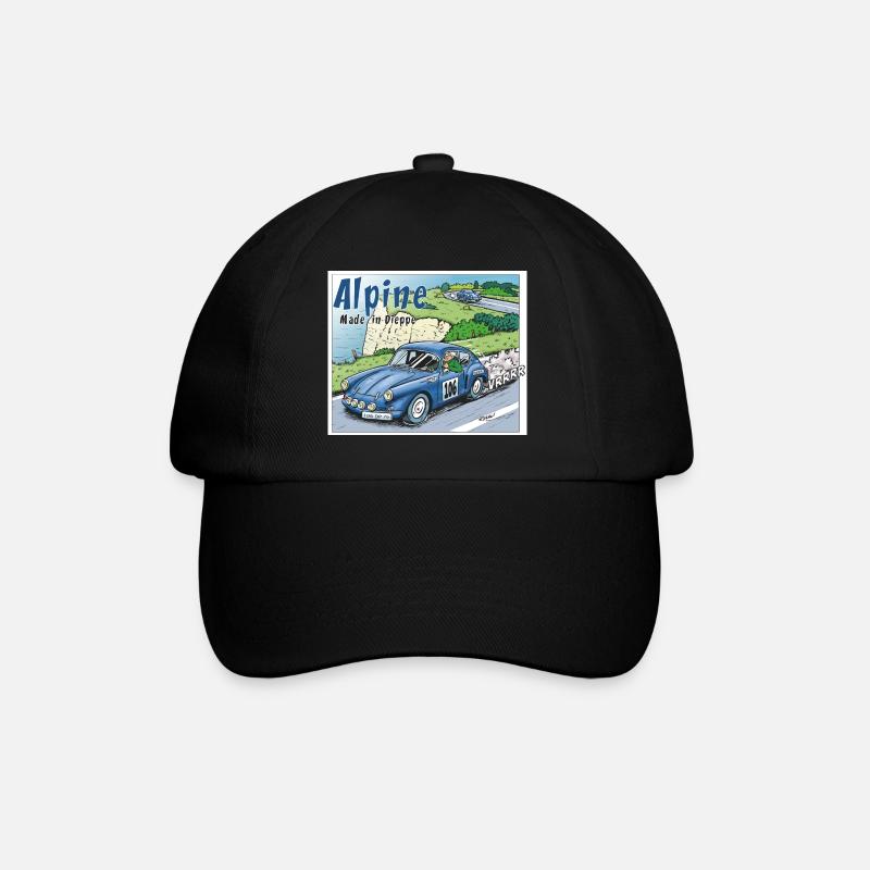 Polete in Alpin 106 - Baseballkappe - Schwarz/Schwarz