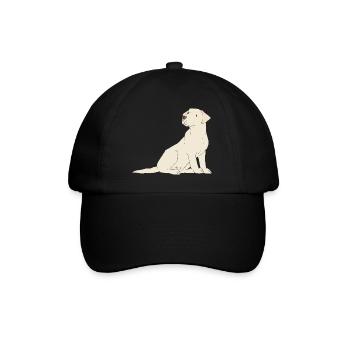 Crème du Labrador - Casquette classique - noir/noir - Devant