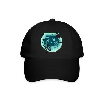 Aquarium - Aquatique - Casquette classique - noir/noir - Devant