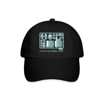 Kit pétanque et apéro - Casquette classique - noir/noir - Devant