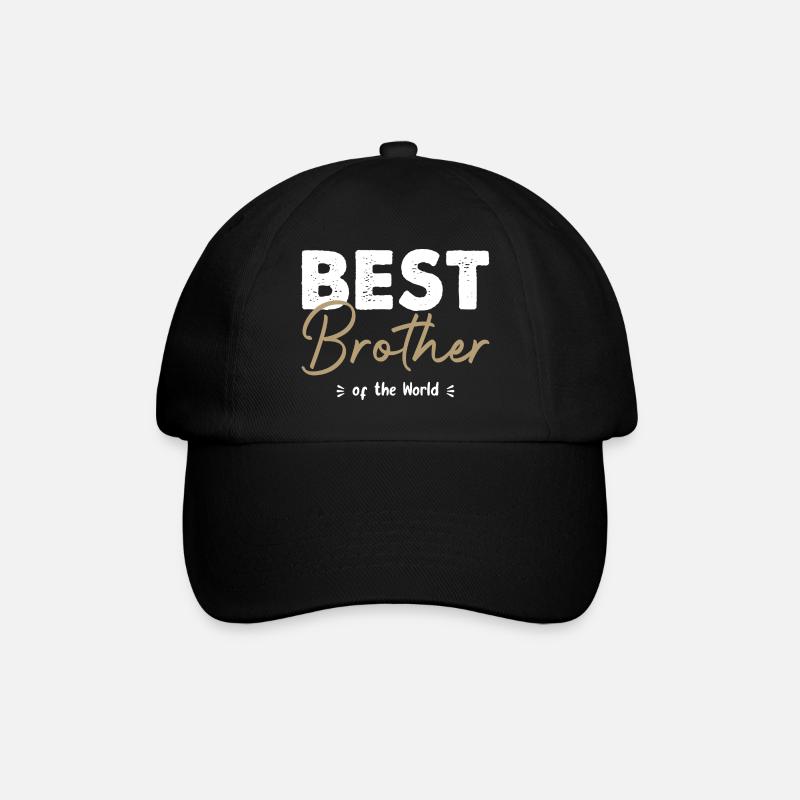 Bester Bruder - Baseballkappe - Schwarz/Schwarz