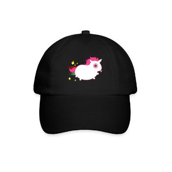unicorn - Baseball Cap - black/black - Front