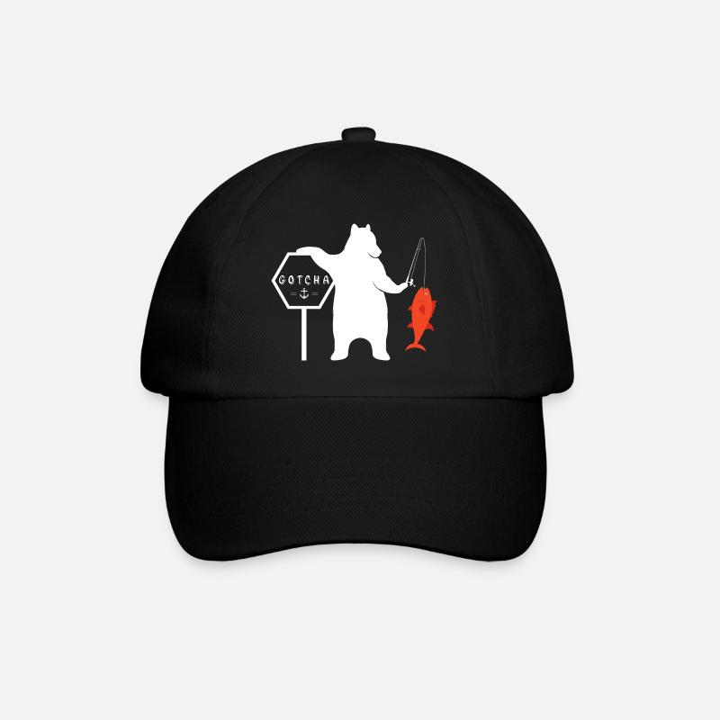 Pêche pêche - Casquette classique - noir/noir