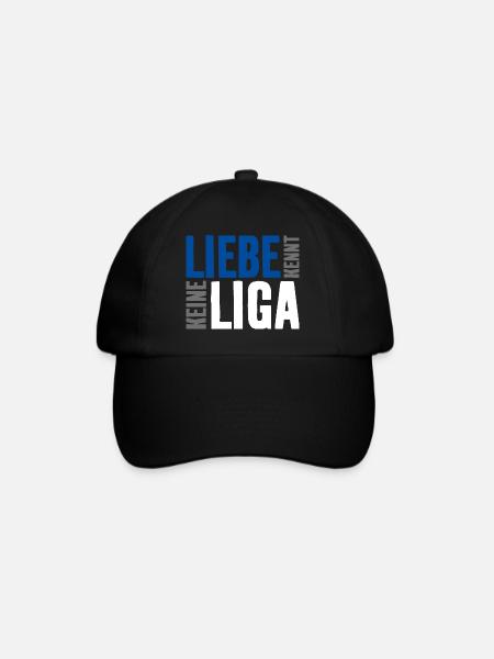 LIEBE KENNT KEINE LIGA - Baseballkappe - Schwarz/Schwarz