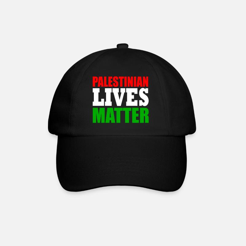 palestinian lives matter - Baseball Cap - black/black