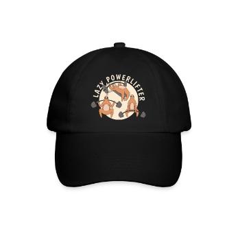 Paresseux Powerlifter Powerlifting Paresseux - Casquette classique - noir/noir - Devant