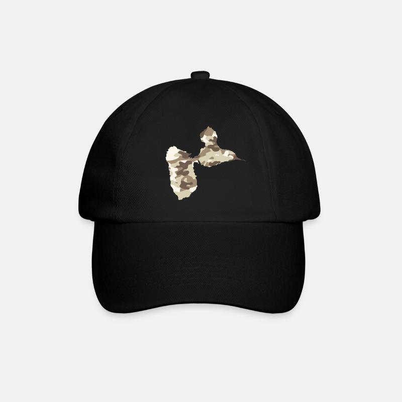 Guadeloupe 971 - Casquette classique - noir/noir