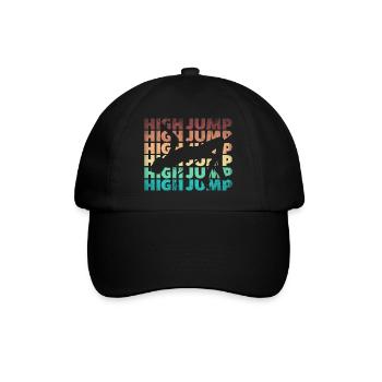 Saut en hauteur Sauteur Athlétisme Haut - Casquette classique - noir/noir - Devant