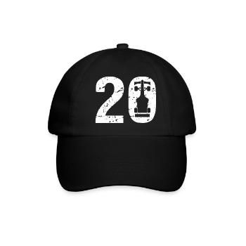 20 Formula Racing Motorsport - Baseballkappe - Schwarz/Schwarz - Vorne