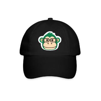 Monkey Sticker Type - Baseball Cap - black/black - Front