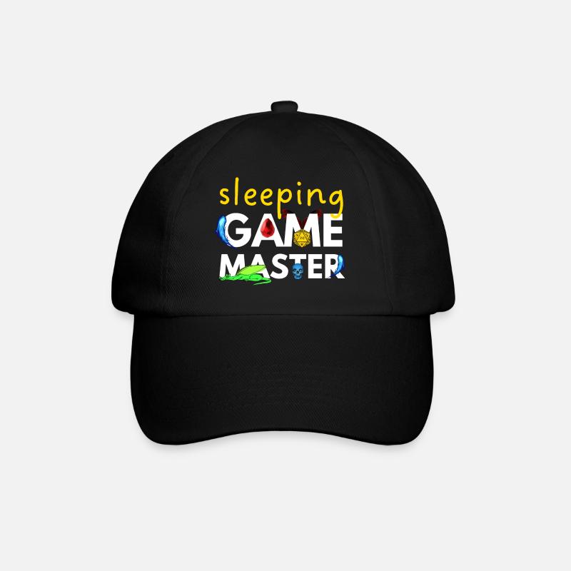SLEEPING GAME MASTER DRAGONS ADVENTURES RPG - Casquette classique - noir/noir