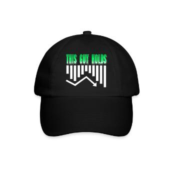 This Guy Hold Funny Bear Cycle Trader T-Shirt - Baseball Cap - black/black - Front