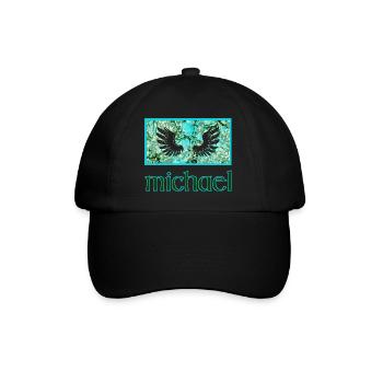michael e 248 - Baseball Cap - black/black - Front