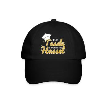 The Tassle Is Worth The Hassel - Baseball Cap - black/black - Front