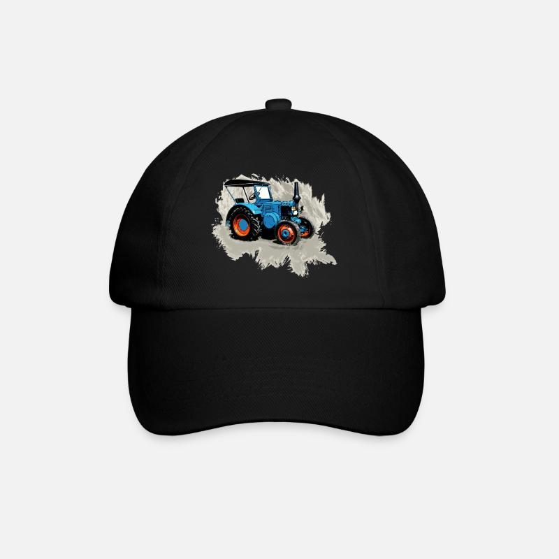 Traktor Lanz - Baseballkappe - Schwarz/Schwarz