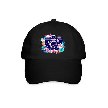 Photographer Camera Funny Photographing Photographer - Baseball Cap - black/black - Front