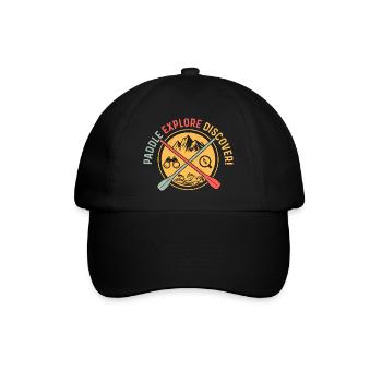 Pagayez, explorez, découvrez! Planche à pagaie debout - Casquette classique - noir/noir - Devant