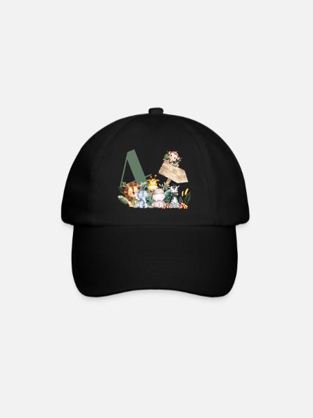 4e anniversaire personnalisé safari - Casquette classique - noir/noir