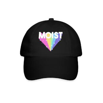 Humide, Drôle, Mème, Offensif, Bizarre, Cool, Hilarant - Casquette classique - noir/noir - Devant