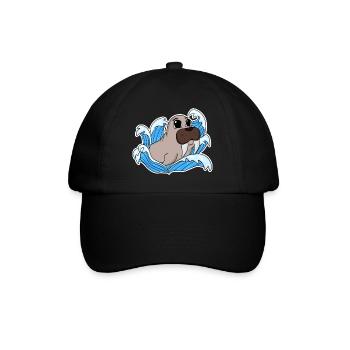 Sceau de morse - Casquette classique - noir/noir - Devant