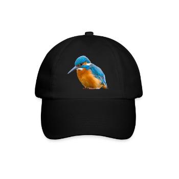 Eisvogel Kingfisher Alcedo Atthis Vogel Natur - Baseballkappe - Schwarz/Schwarz - Vorne