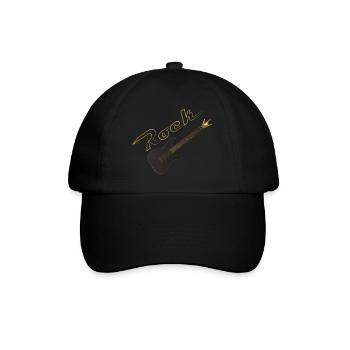 Guitare Rock - Casquette classique - noir/noir - Devant