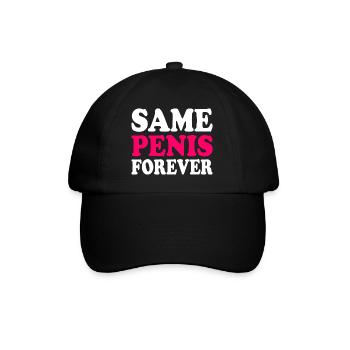 Same penis forever - Casquette classique - noir/noir - Devant