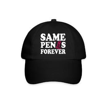 Same penis forever - Casquette classique - noir/noir - Devant