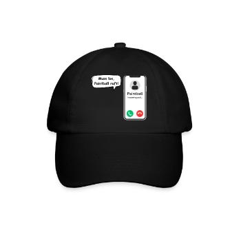 Paintball Calls - Sports Saying - ApriNoeScor - Baseball Cap - black/black - Front