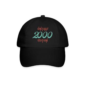 Vintage 2000 edition - Baseball Cap - black/black - Front